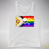 Intersex Inclusive Progress Pride Pirate Flag Premium Tank Top - White