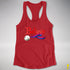 Believe Bisexual Pride Jingle Bell Racerback Tank - Red