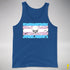 Transgender Pride Pirate Flag Premium Tank Top - Royal Blue