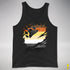 Bear Pride Flag Ripped Reveal Premium Tank Top - Black