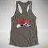 Believe Demisexual Pride Jingle Bell Racerback Tank - Dark Grey