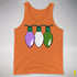 Genderqueer Pride Christmas Lights Premium Tank Top - Orange
