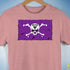 Lesbian Labrys Pride Pirate Flag Premium Unisex T-Shirt - Mauve Heather