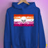 Lesbian Pride Pirate Flag Hoodie - Royal Blue