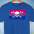 Bisexual Pride Pirate Flag Premium Unisex T-Shirt - Royal Blue