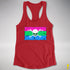 Polysexual Pride Pirate Flag Racerback Tank - Red