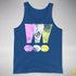 Twink Pride Grunge Exclamation Points Premium Tank Top - Royal Blue