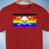 Philly LGBTQ Pride Pirate Flag Premium Unisex T-Shirt - Red