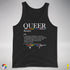 Queer Definition Premium Tank Top - Black