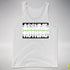 Assume Nothing Agender Pride Flag Premium Tank Top - White