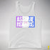 Assume Nothing Drag Pride Flag Premium Tank Top - White