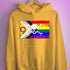 Intersex Inclusive Progress Pride Pirate Flag Hoodie - Mustard