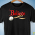 Believe Bear Pride Jingle Bell Premium Unisex T-Shirt - Black