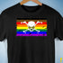 Philly LGBTQ Pride Pirate Flag Premium Unisex T-Shirt - Black