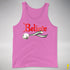 Believe Agender Pride Jingle Bell Premium Tank Top - Neon Pink