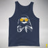 Pride Sloth Intersex Flag Sunglasses Premium Tank Top - Navy