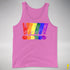 LGBTQ Pride Exclamation Points Premium Tank Top - Neon Pink