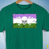 Genderqueer Pride Pirate Flag Premium Unisex T-Shirt - Kelly Green
