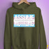 Assume Nothing Transgender Pride Flag Hoodie - Army