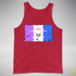 Drag Pride Pirate Flag Premium Tank Top - Red
