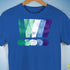 MLM Gay Pride Grunge Exclamation Points Premium Unisex T-Shirt - Royal Blue