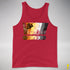 Bear Pride Grunge Exclamation Points Premium Tank Top - Red