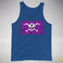 Lesbian Labrys Pride Pirate Flag Premium Tank Top - Royal Blue