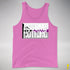 Assume Nothing Demisexual Pride Flag Premium Tank Top - Neon Pink