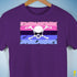 Omnisexual Pride Pirate Flag Premium Unisex T-Shirt - Purple