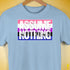 Assume Nothing Genderfluid Pride Flag Premium Unisex T-Shirt - Baby Blue