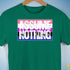 Assume Nothing Genderfluid Pride Flag Premium Unisex T-Shirt - Kelly Green