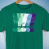 MLM Gay Pride Grunge Exclamation Points Premium Unisex T-Shirt - Kelly Green