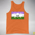 Genderqueer Pride Pirate Flag Premium Tank Top - Orange