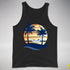 Transgender Pride Hammock Summer Beach Sunset Premium Tank Top - Black