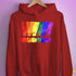 LGBTQ Pride Exclamation Points Hoodie - Red