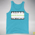 Assume Nothing Agender Pride Flag Premium Tank Top - Aqua Triblend