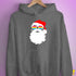 Santa Claus Pansexual Pride Flag Sunglasses Hoodie - Grey Heather