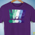 MLM Gay Pride Grunge Exclamation Points Premium Unisex T-Shirt - Purple