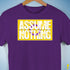 Assume Nothing Intersex Pride Flag Premium Unisex T-Shirt - Purple