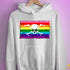 Gilbert Baker LGBTQ Pride Pirate Flag Hoodie - White