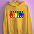 LGBTQ Pride Christmas Lights Hoodie - Mustard