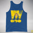 Intersex Pride Grunge Exclamation Points Premium Tank Top - Royal Blue