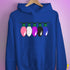 Genderfluid Pride Christmas Lights Hoodie - Royal Blue