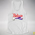 Believe Bisexual Pride Jingle Bell Racerback Tank - White