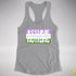 Assume Nothing Genderqueer Pride Flag Racerback Tank - Heather Grey