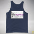 Assume Nothing Demisexual Pride Flag Premium Tank Top - Navy