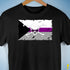 Demisexual Pride Pirate Flag Premium Unisex T-Shirt - Black