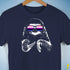 Pride Sloth Genderfluid Flag Sunglasses Premium Unisex T-Shirt - Navy