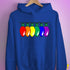 LGBTQ Pride Christmas Lights Hoodie - Royal Blue