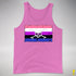 Genderfluid Pride Pirate Flag Premium Tank Top - Neon Pink